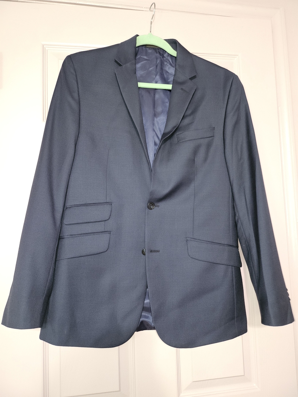Kenneth Cole New York Dark Navy Two-Button Sport Coat